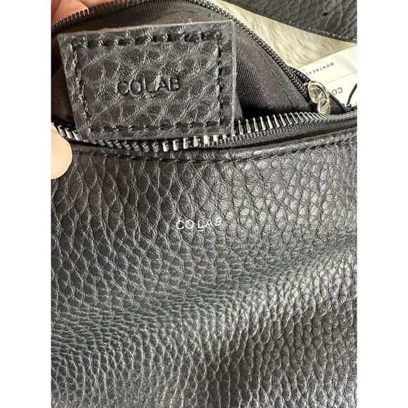 Co-lab by‎ Christopher Kon Belt Bag Black Vegan Leather NEW - Picture 2 of 10